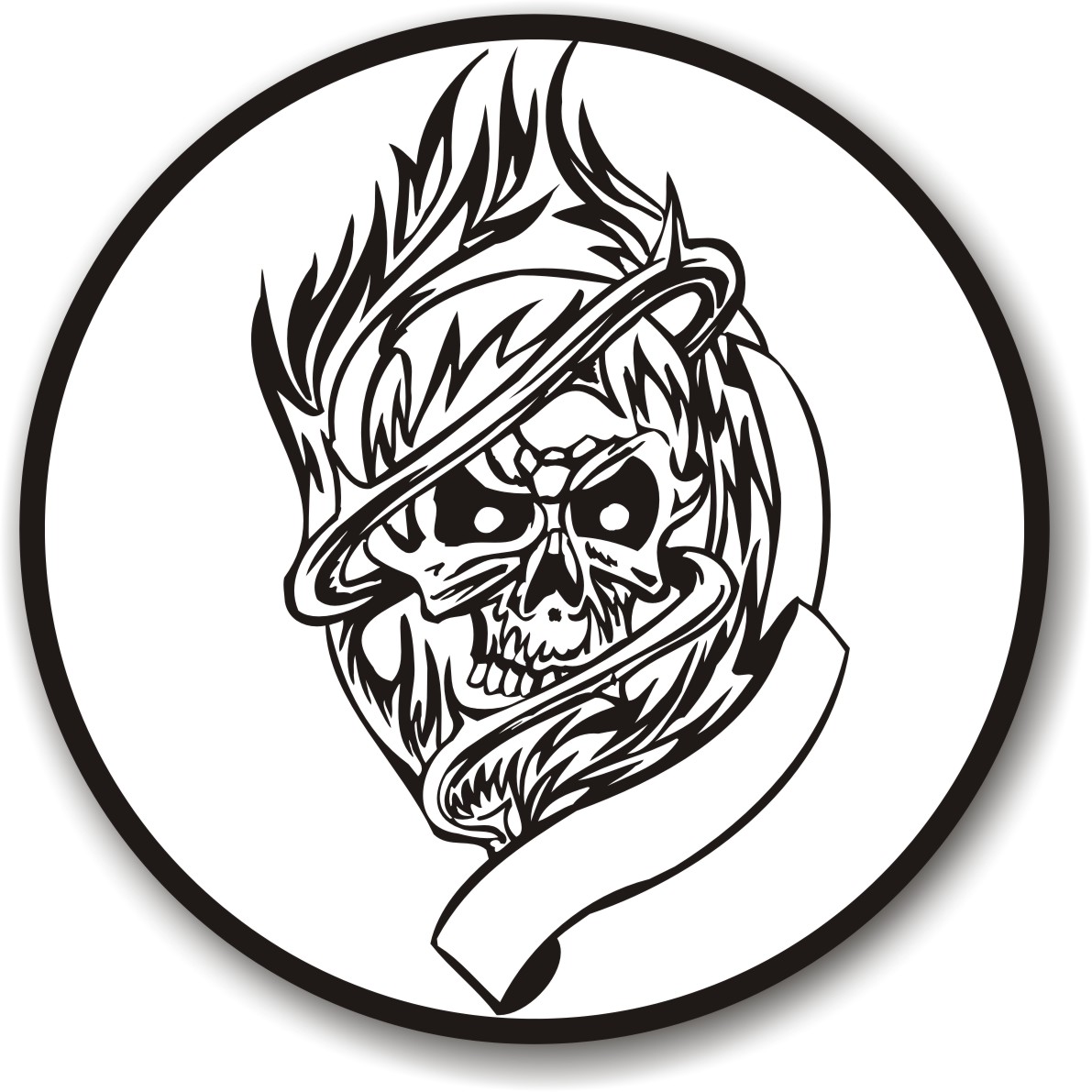skull vector logo
