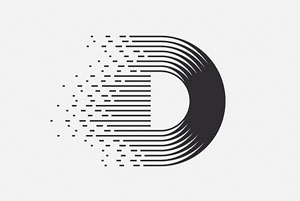 d letter logo 06