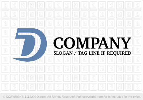d letter logo 08